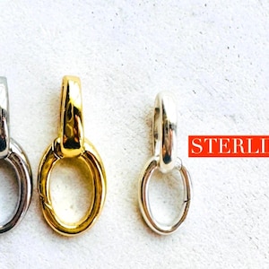 Charm Holder, X LINK clasp, Charm Holder Necklace, Hinge Clip, Bag Charms