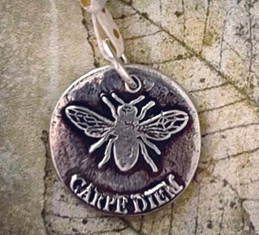 CARPE DIEM Pendant,  Seize The Day Pendant, Meaningful Jewelry
