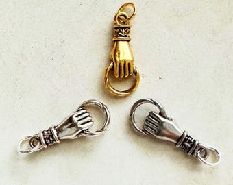 Hand Charm / Hold on to HOPE Pendant
