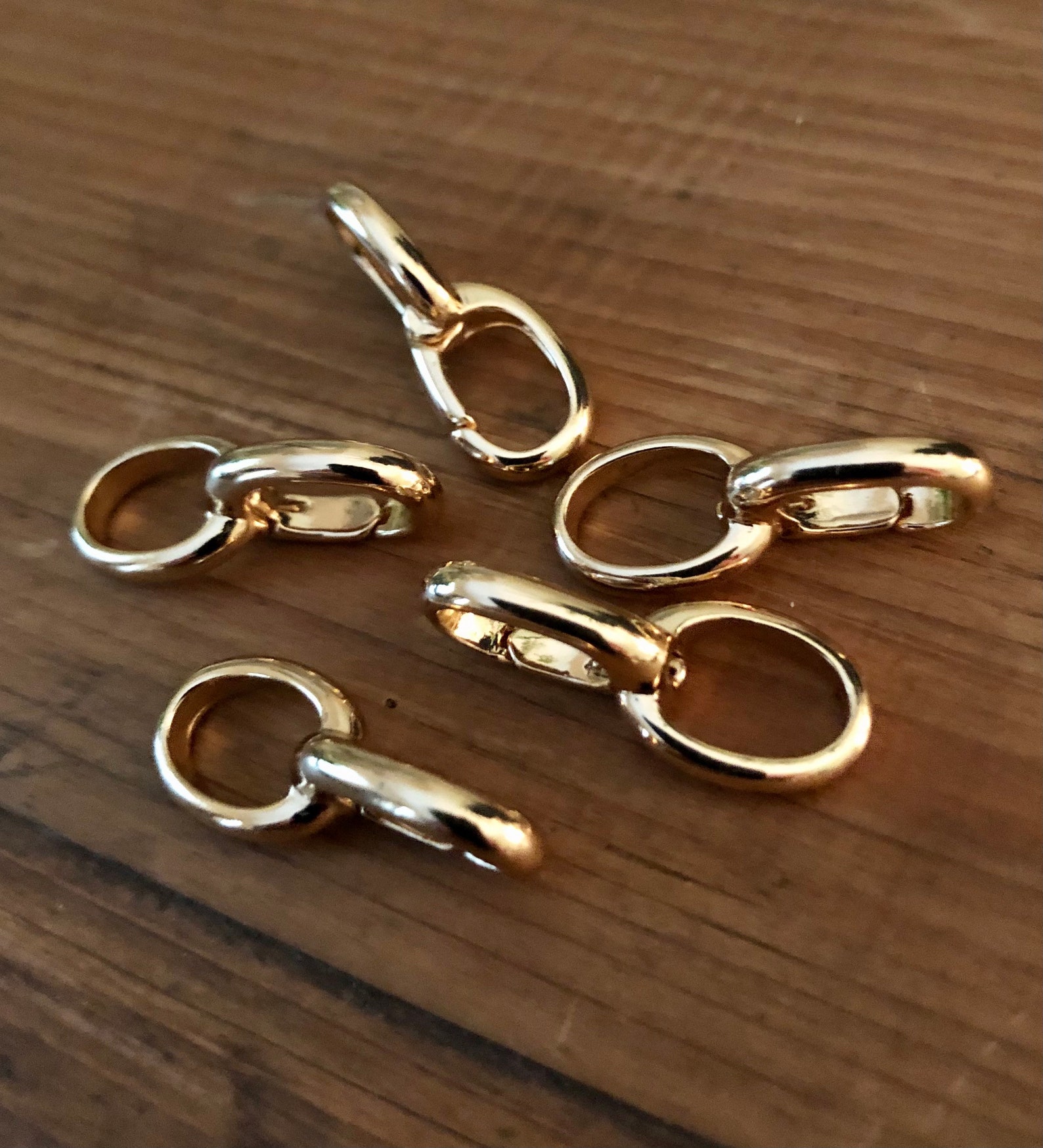Charm Holder, X LINK Clasp, Charm Holder Necklace, Hinge Clip, Link ...