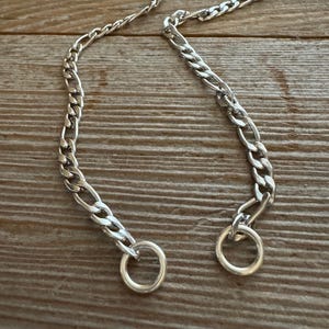 Open End Figaro Curb CHAIN  / Carabiner Necklace