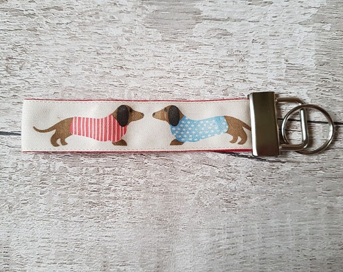 Sausage Dog Keychain / Key Fob Dachshund Gift New Home Keys Etsy