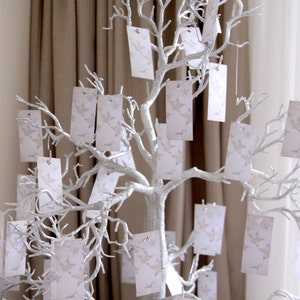 Wish Tags, Wedding Wish Cards, Wish Tree Cards, Wedding Favor Tags SET of 15 tags image 3