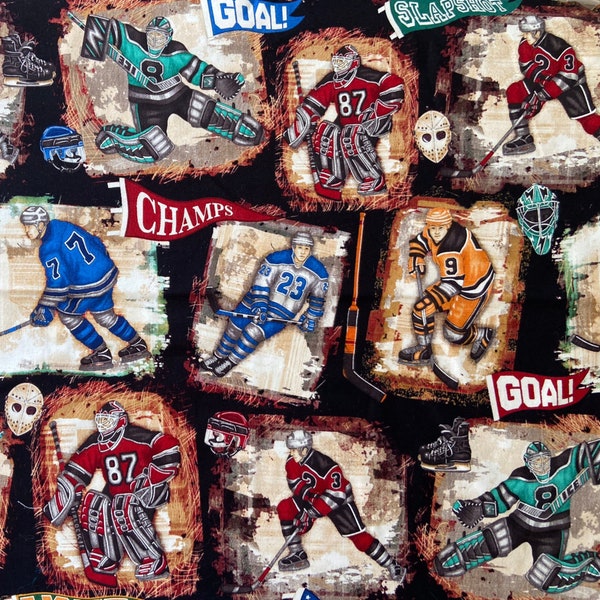 Hockey Puck Fabric Etsy