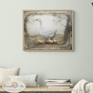 Mother Goose French Country Vintage Art Print