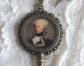 Lafayette Cameo Brooch: Revolutionary War General, Antiqued Bronze, Wonderful Gift, Fine Art Jewelry, For Your Timeless Style!