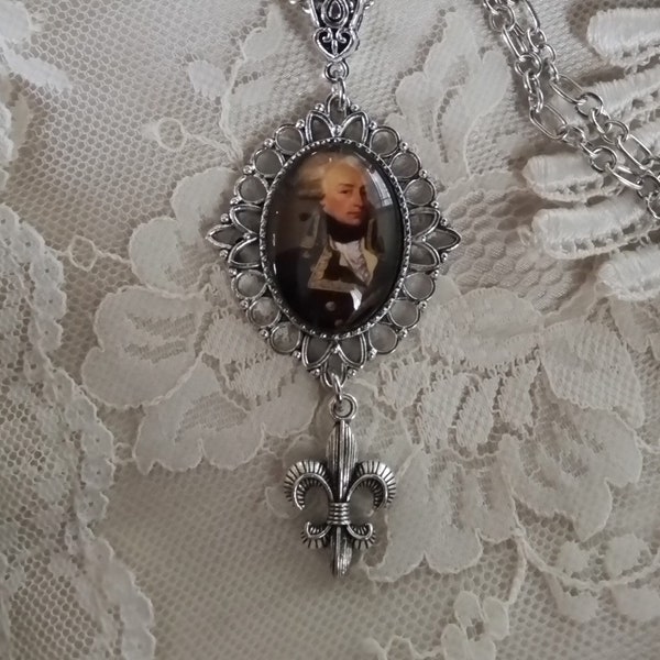 Marquis de La Fayette, Lafayette, DAR Jewelry, Pendant, Revolutionary War, Continental Army, Gen. Lafayette, DAR Gift, Necklace, Timeless!