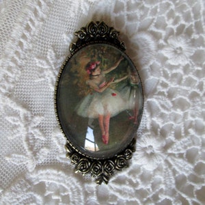 Ballet Brooch, Degas Gift, Original by Edgar Degas, Wearable Fine Art, Gift Giving Ready, Gift Sent Directly, Timeless!