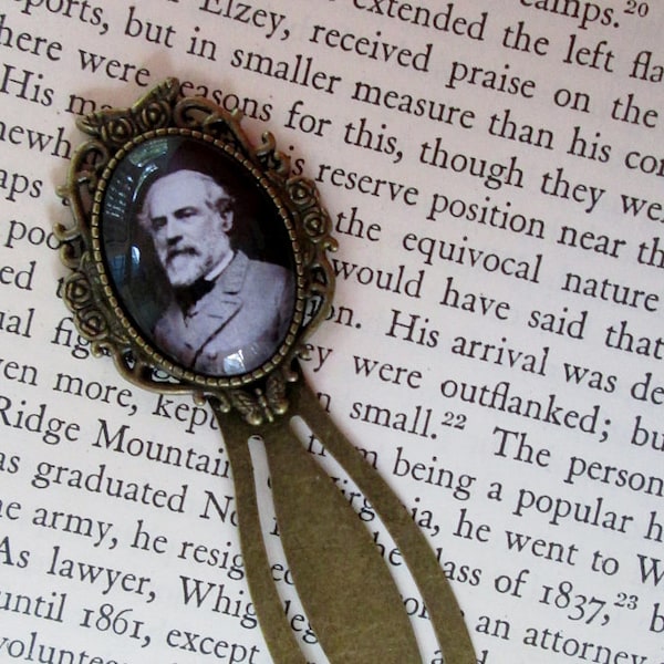 General Robert E Lee Cameo Bookmark