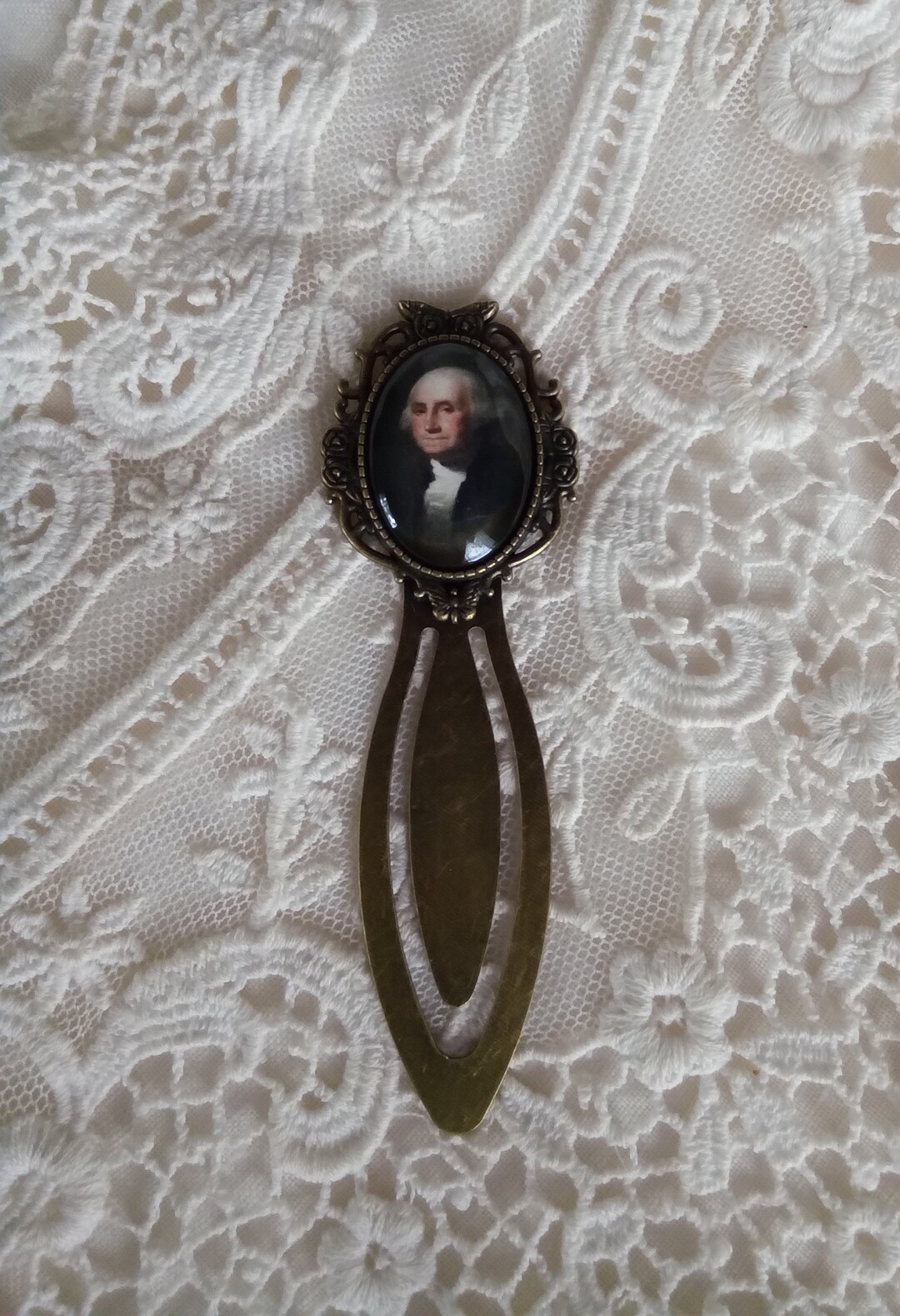 Washington Bookmarks George/martha Washington Bookmark: Vintage Historical Portrait Gift ...