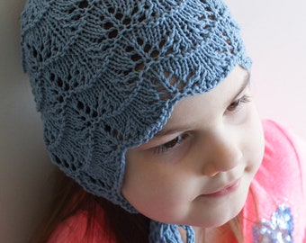 rts, ready to ship, 4-8 years child bonnet, child hat, spring bonnet, autumn bonnet blue bonnet childrens bonnet girls bonnet cotton hat