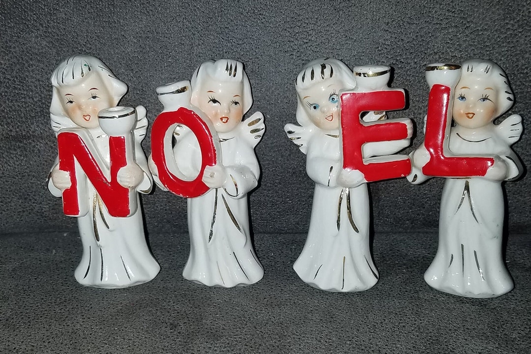 Set Di 2 Candele Natalizie Angelo Naif In Cera – Holyart, Alte 6,5 Cm, Perfette Per Un Tocco Caldo E Genuino Sotto L'albero