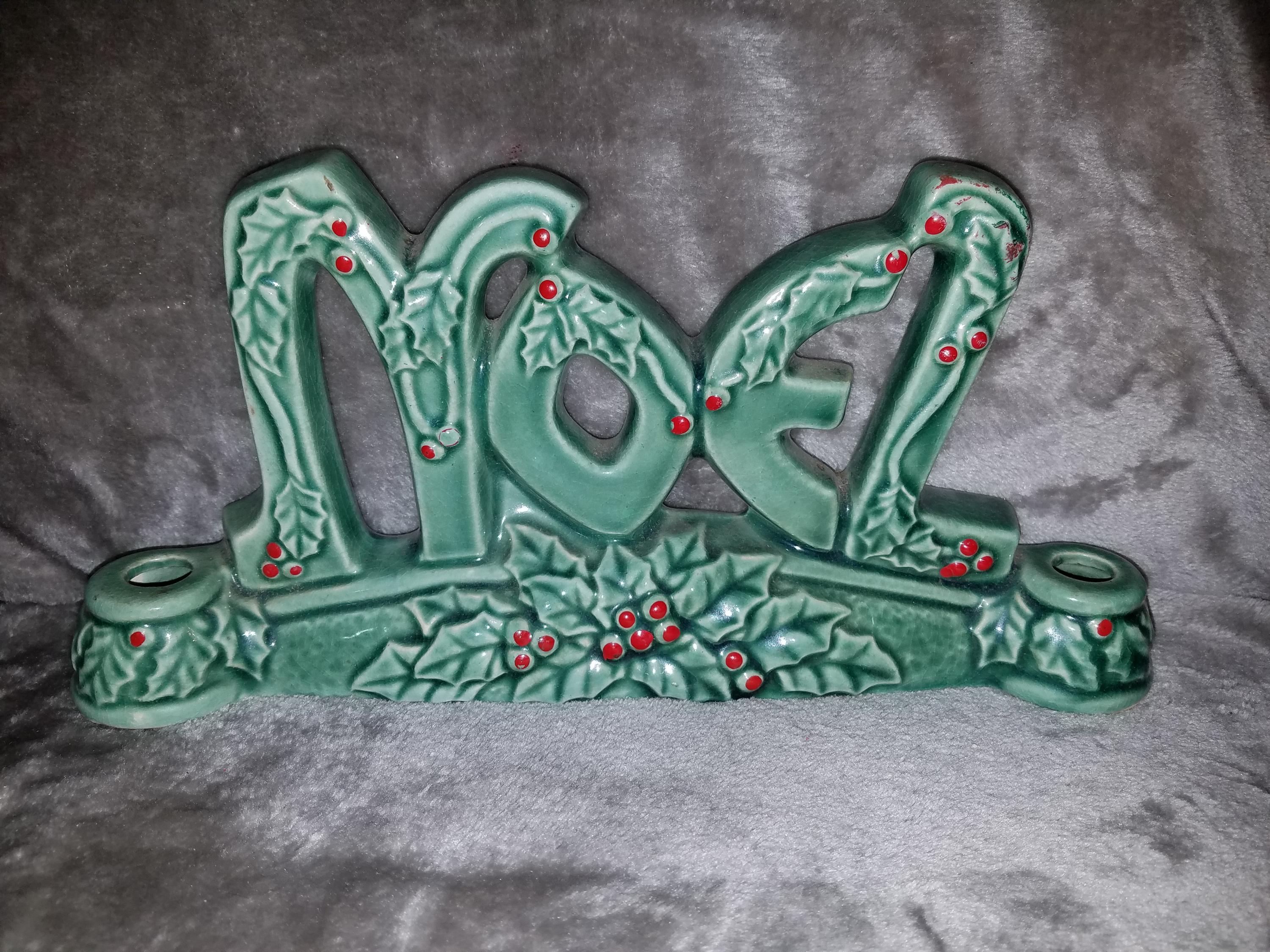 Vintage Lipper Mann NOEL Candle Holder - Etsy