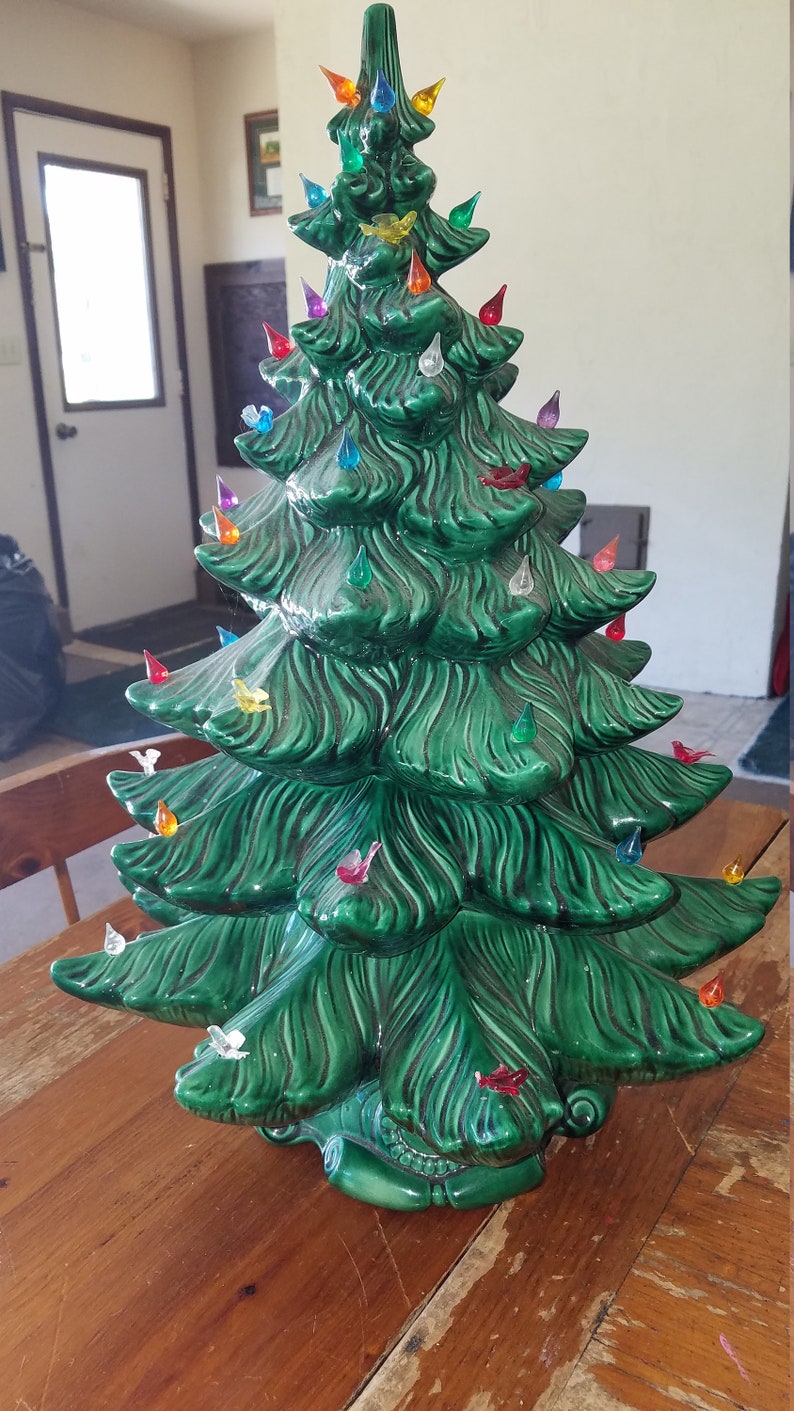 Vintage Atlantic 3 Tier Ceramic Christmas Tree Etsy