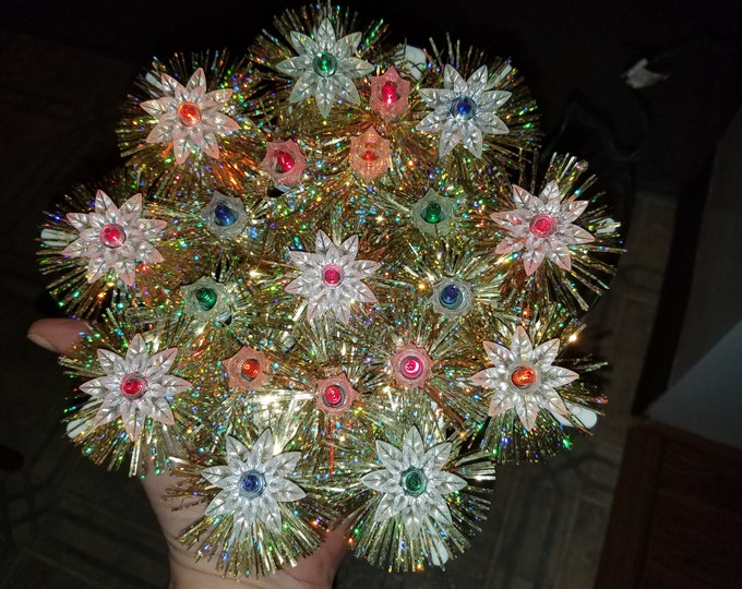 Vintage 20 Light Tree Topper Etsy