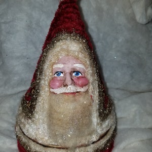 Dresden Style Santa Christmas Ornament/Decoration