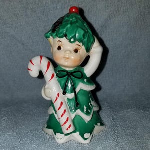 Vintage Christmas Bell Tree Girl Christmas Tree Candy Cane Holder