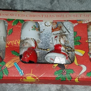 Vintage Assorted Set of 12 Christmas Bells
