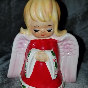 Vintage Lefton Angel Napkin Holder