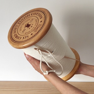 Große Holzspule für Nähliebhaber Geschenk / Requisiten, Atrezo