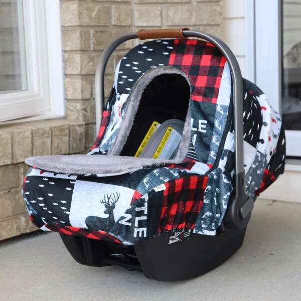 Red Plaid Tartan Print Pet Car Seat Cover