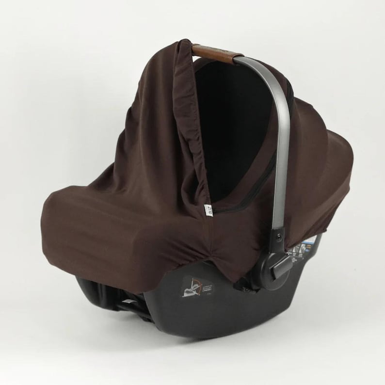 Stretch Collection Summer Baby Car Seat Cover Espresso