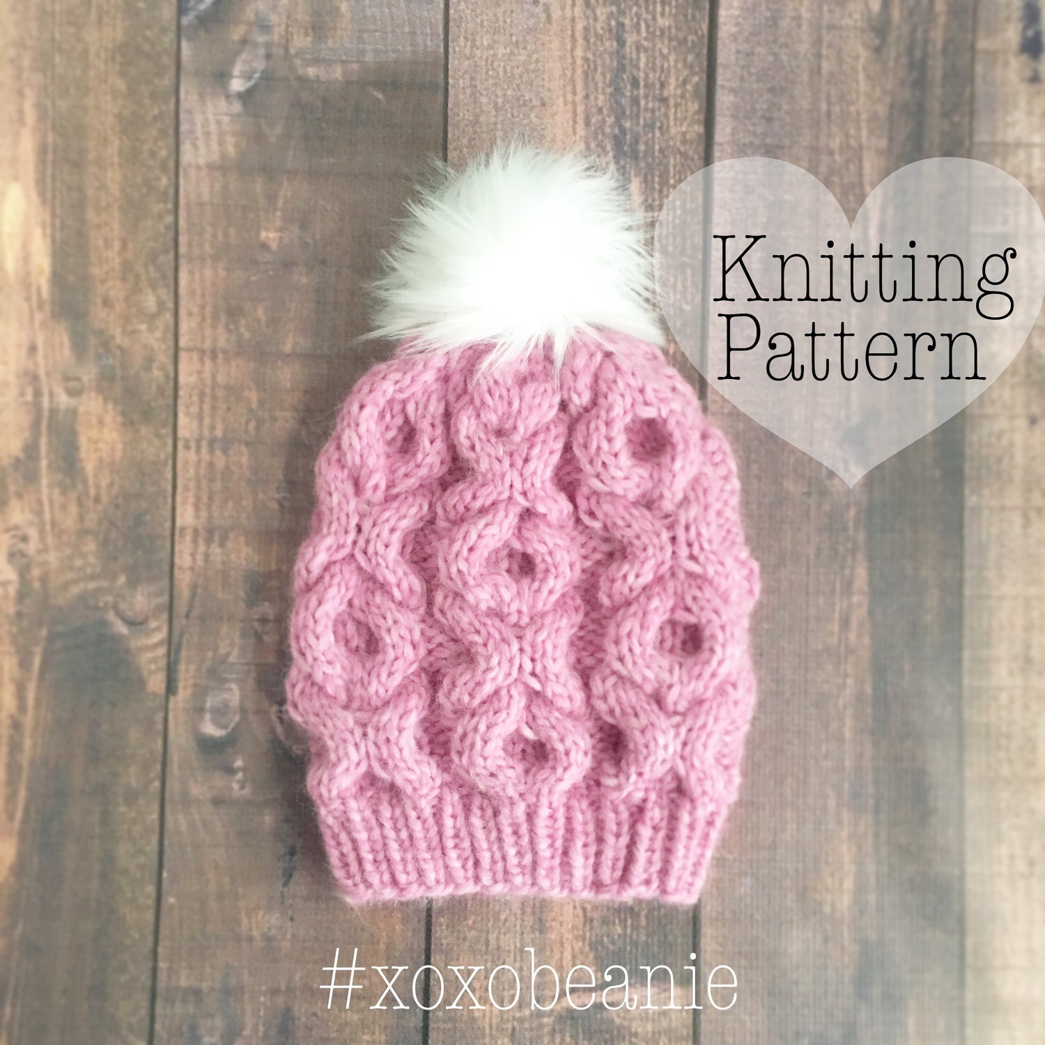 KNITTING PATTERN: XOXO Beanie