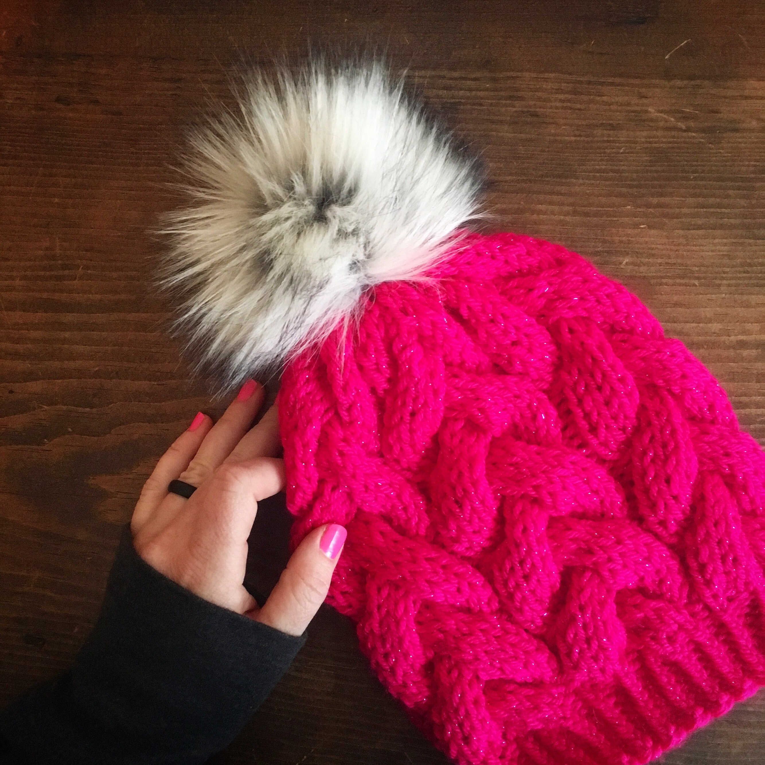 Knitting Pattern Braided Cable Beanie