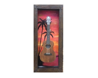 Ukulele Display  "Morning Sunlight" G-Frames