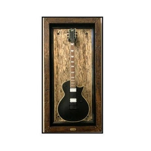 Guitar Display Frame or Case "Wizzard Wood Gold" G Frames