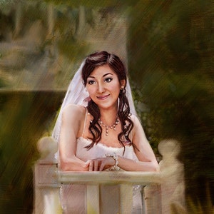 Custom Portrait - Custom Wedding Painting, Engagement Painting, Anniversary Painting, Custom Digital Painting, From your photo