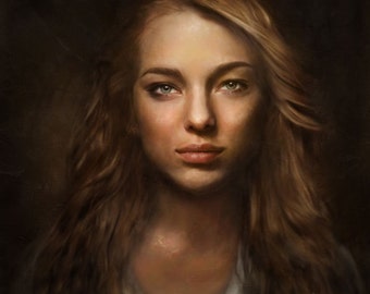 Ritratto personalizzato, Ritratto di signora personalizzato, Commissione di signora, Ritratto digitale personalizzato, Ritratto modello, Disegno digitale personalizzato, Artimoment
