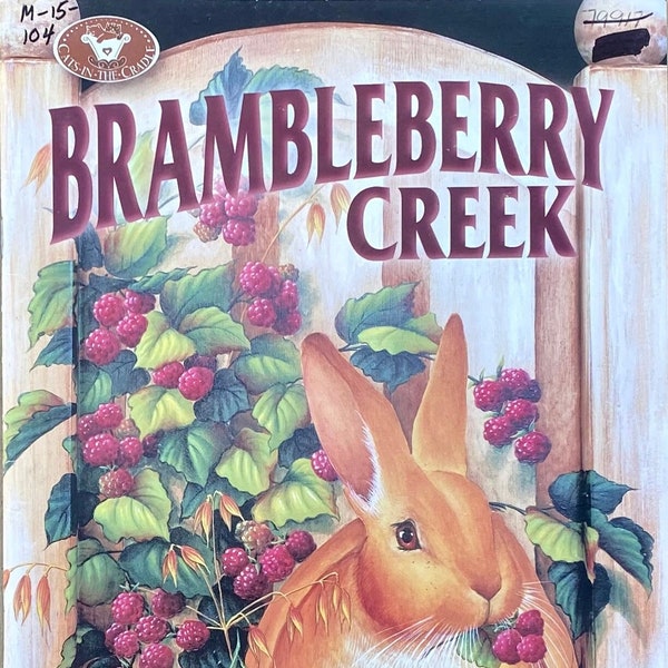 OOP → Brambleberry Farm By Linda McFadden ©2000 - Decorative Tole Painting - Center Pattern Sheet - Acrylic Projects/Designs For Wood