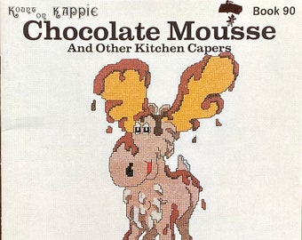 Kount On Kappie Carousel Horses Book 91 Antique Carvings Charted Designs For Counted Cross Stitch and Needlepoint Pattern Book Rare OOP
