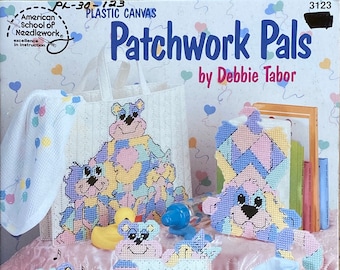 Vintage Plastic Canvas Patterns: Patchwork Pals Animal Projects