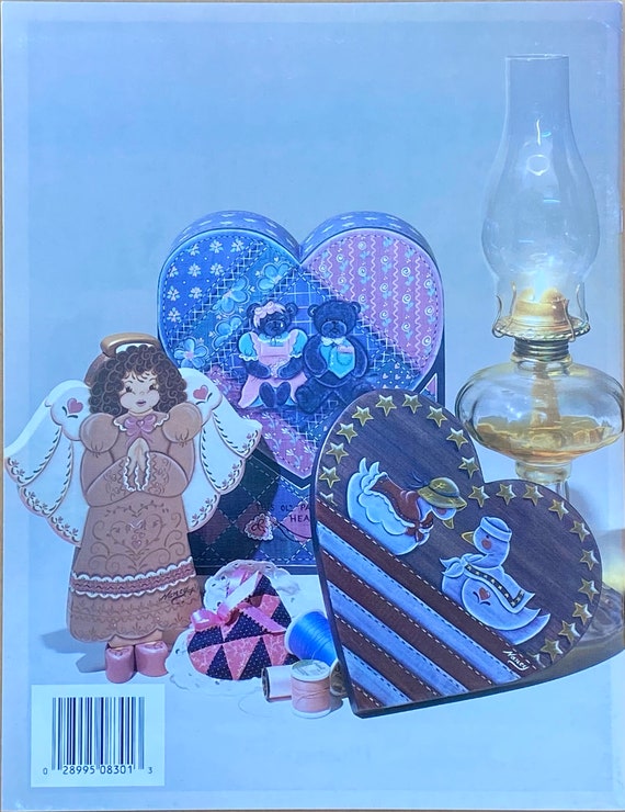 Tugs at the Heart Folk Art Painting Projects Book - Nancy Clapper