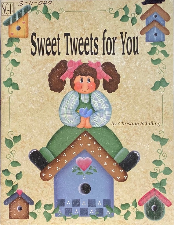 専用です。トールペイント作品 トールペイントプロジェクトブック：スウィートツイートガーデン