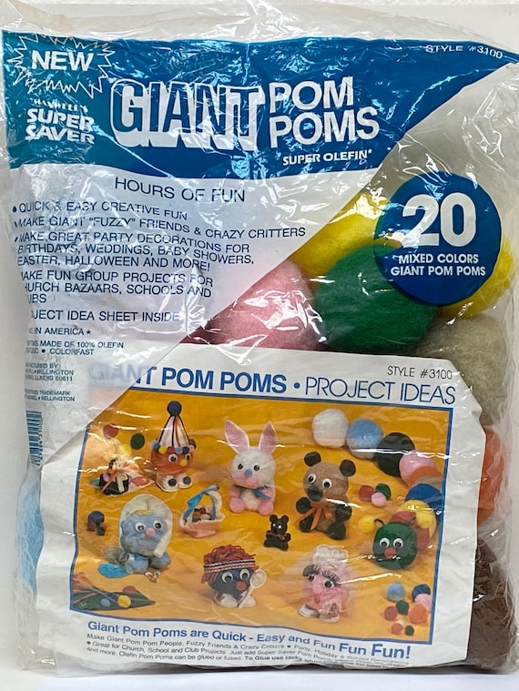 Pompoms for Crafts 100pcs 1.5cm Small Pom Poms for Crafts Pompoms for DIY Creative Crafts Decorations (03)