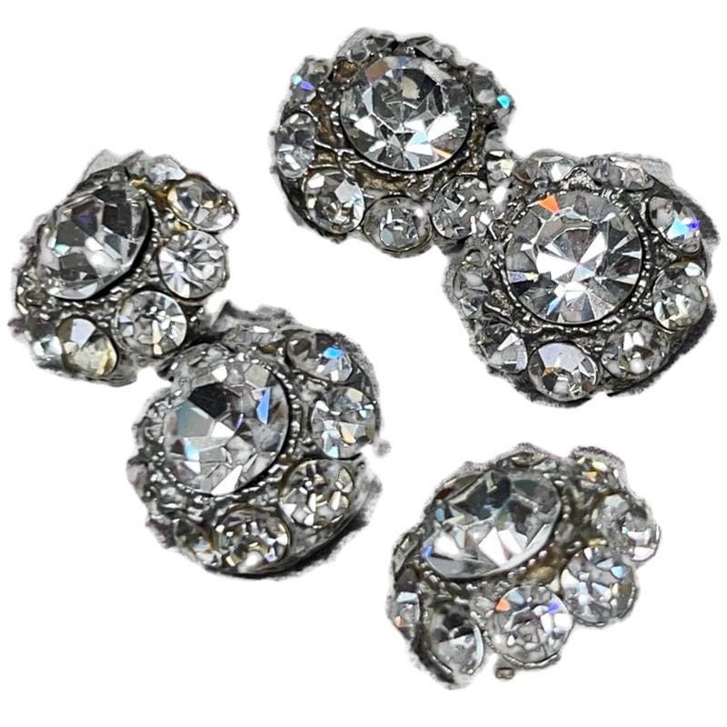 Rhinestone Buttons - Etsy