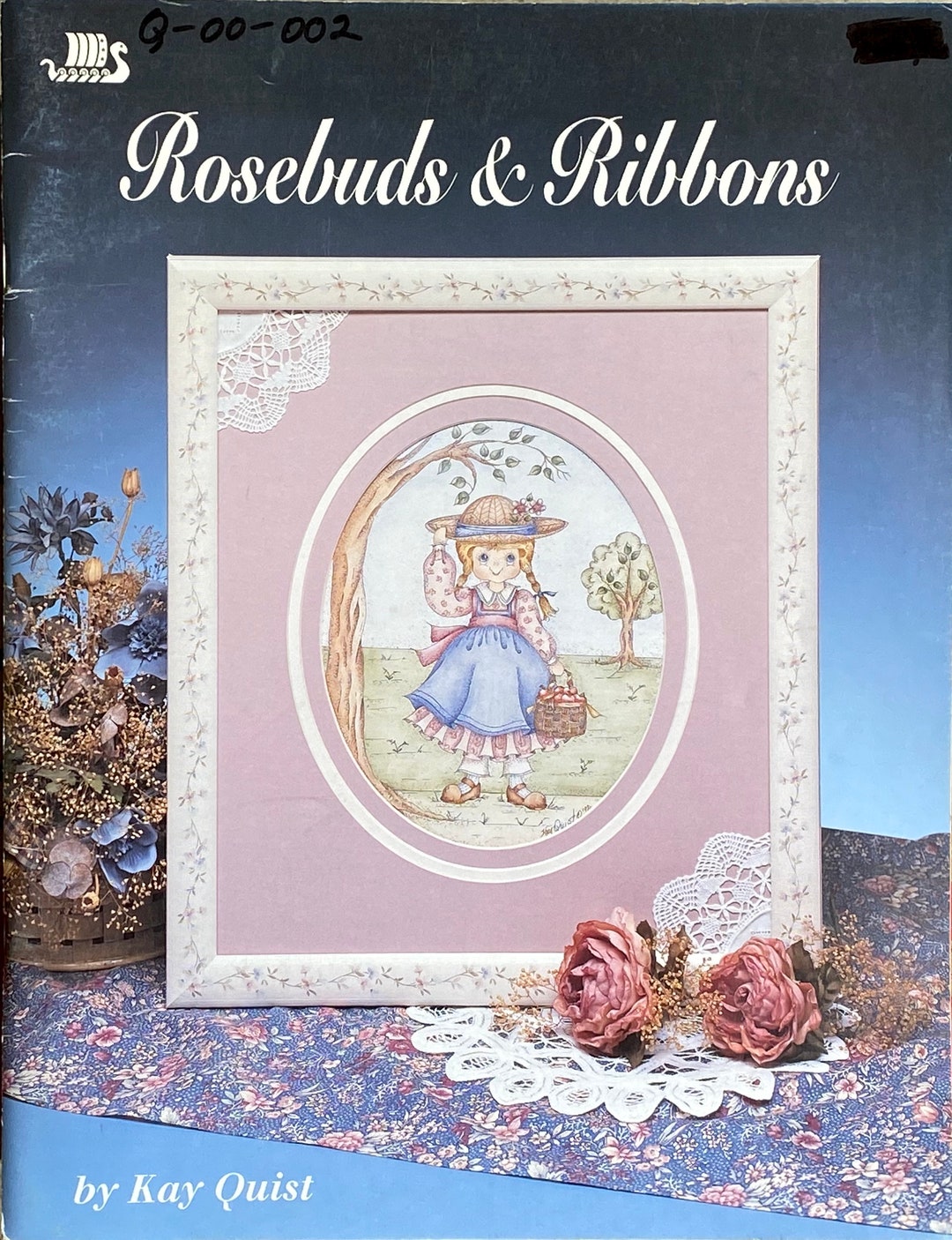 Kay Ribbons OOP- Rosebuds & Ribbons by Kay Quist©1992 - Decorative Tole Painting ...