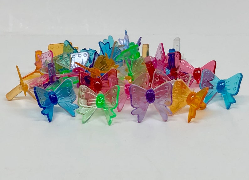 Ceramic Christmas Tree Bow Light Pegs 50 Pc. Assorted Color Replacement