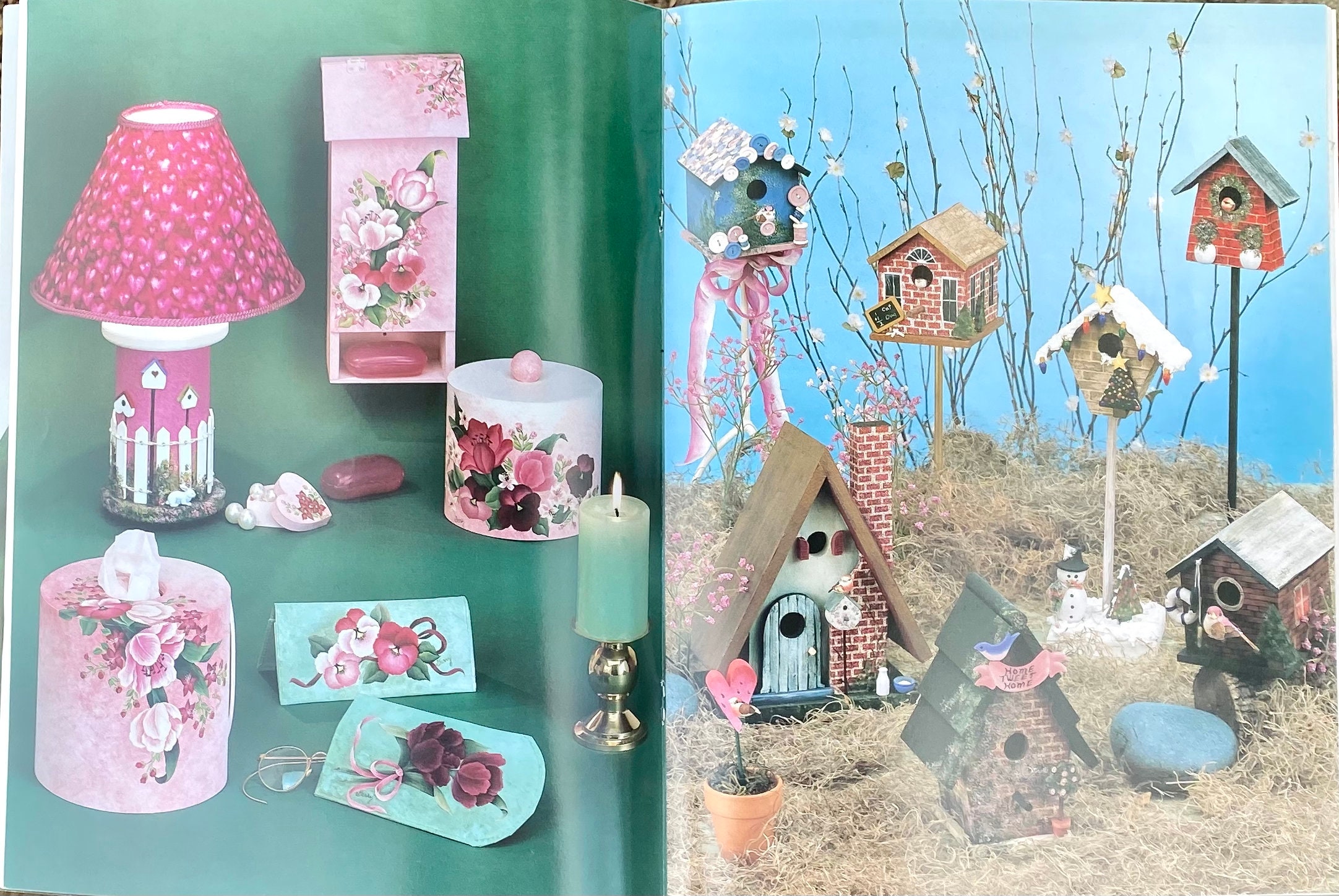 トールペイントプロジェクトブック：木と布に描く季節のアクリル絵の具