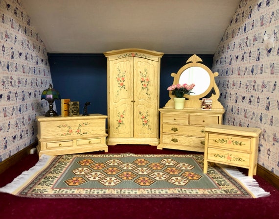 dollhouse bedroom furniture set