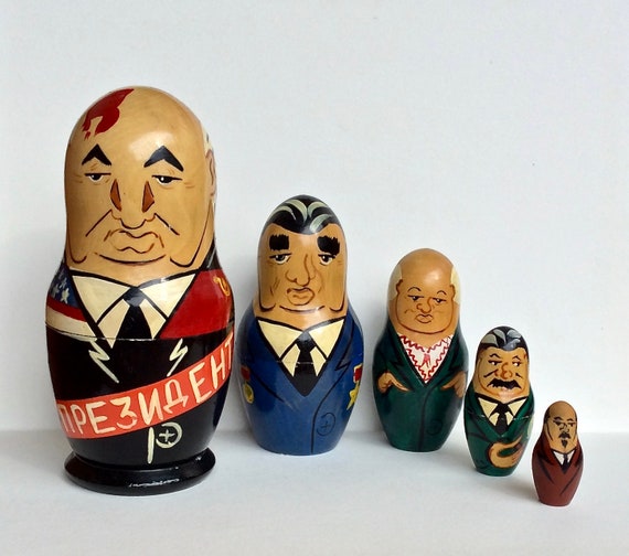 russian leaders nesting dolls