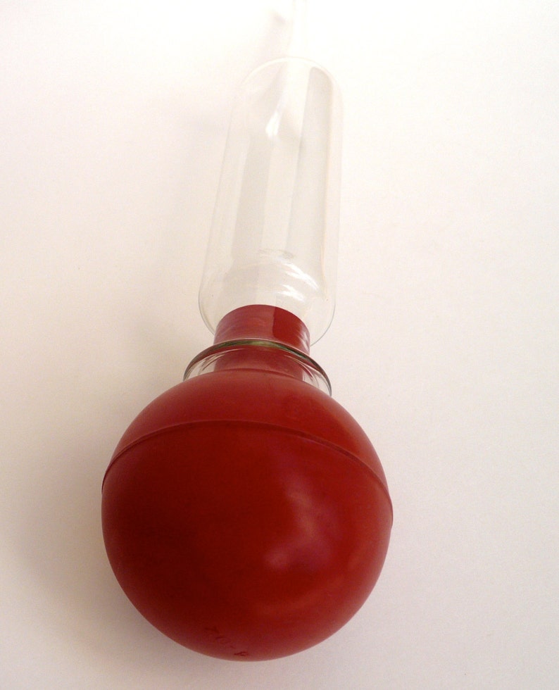 Vintage Baster / Glass Syringe / Bulb Baster / Vintage Medical Etsy