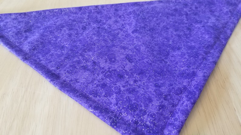 Purple Sparkly Bandana