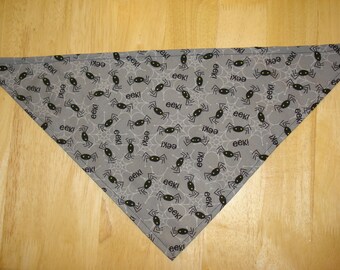 Eek!! Spiders Halloween Bandana (3 sizes)