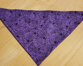 Purple Cobwebs Bandanas