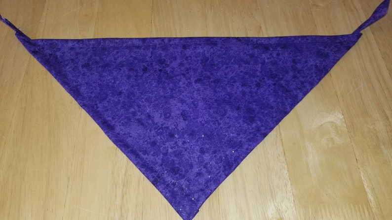 Purple Sparkly Bandana