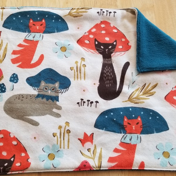 Cat-shrooms Catnip Blanket